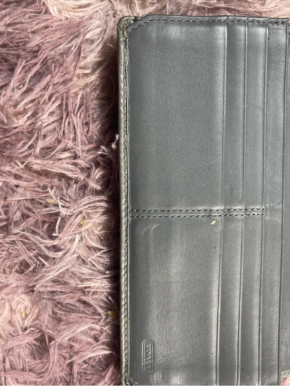 Coach Gray Signature Wallet - Picture 2 of 6